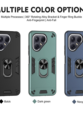 适用于infinix TECNO POVA7手机壳 TECNO POVA7ULTRA指环支架护车载磁吸甲气囊防摔保护套护甲