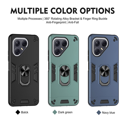 适用于infinix TECNO POVA7手机壳 TECNO POVA7ULTRA指环支架护车载磁吸甲气囊防摔保护套护甲