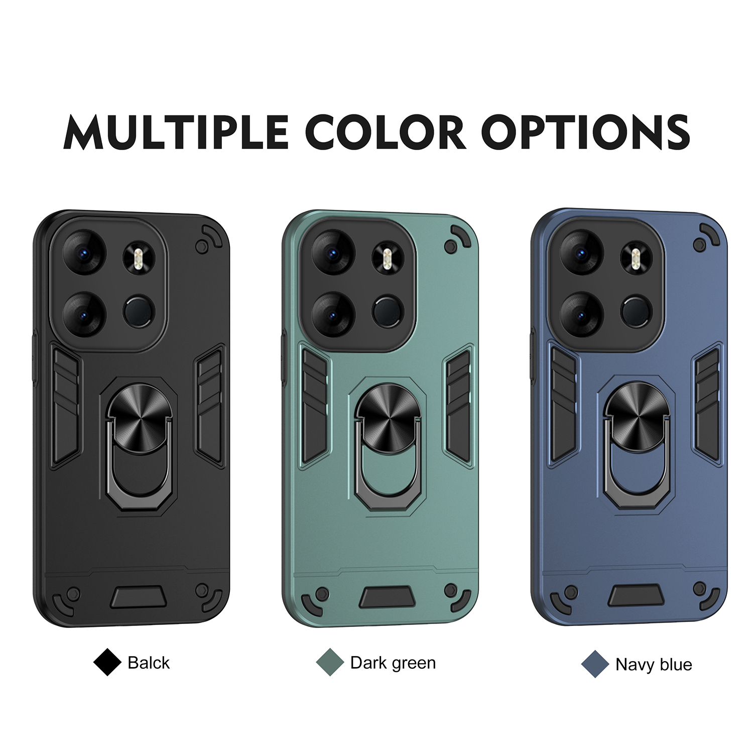 适用于传音INFINIX TECNO SPARK GO 2023手机壳POP7/POP7 PRO磁吸支架指环SMART7国际版防摔硬壳保护套军事级