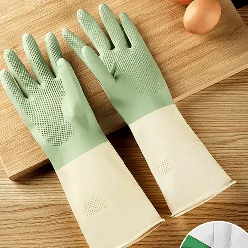 加厚耐用务防水洗碗手套
