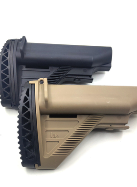 416尼龙面包托配件j8锦明精击j9司马尾后托13代8代模型黑色沙色