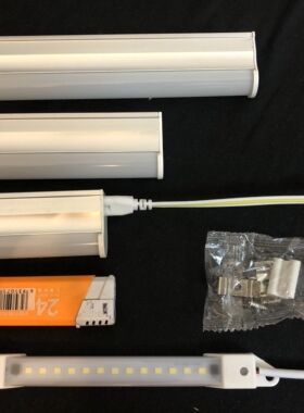 短T5日光灯管100mm200mm1000鱼缸镜前书柜酒柜草缸植物全光谱补光