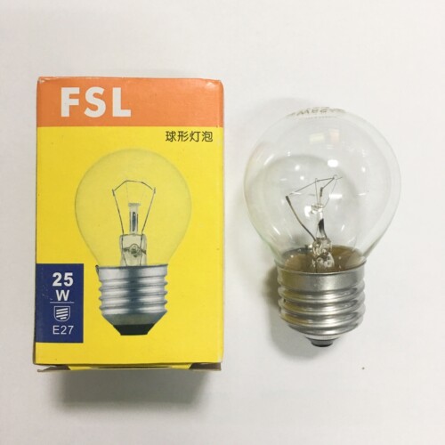 fsl佛山照明圆球形钨丝磨砂灯泡