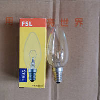 Foshan FSL spherical candle, E27 old-fashioned pointed bulb, E14 tungsten filament tail-end bulb, specially designed for table lamps with adjustable light thumbnail 5