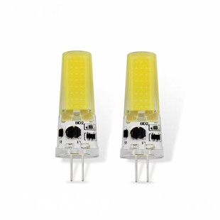 G4针脚LED灯珠12V插脚泡220V超亮长寿COB新款低压替换g4卤素灯泡