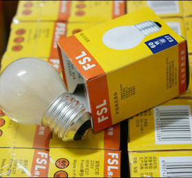 佛山fsl台灯可调光球泡圆泡e27大螺口钨丝灯15w25w40w55瓦e14小口