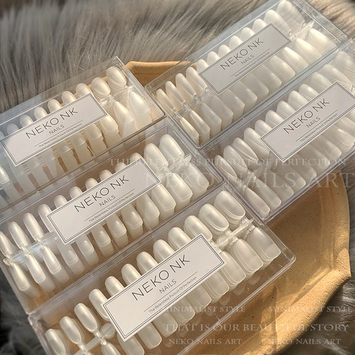 NK超薄无痕免刻磨全半两用美甲片