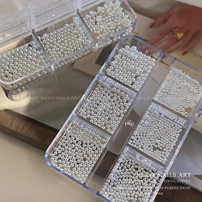 NEKONK混装珍珠拼盘美甲饰品