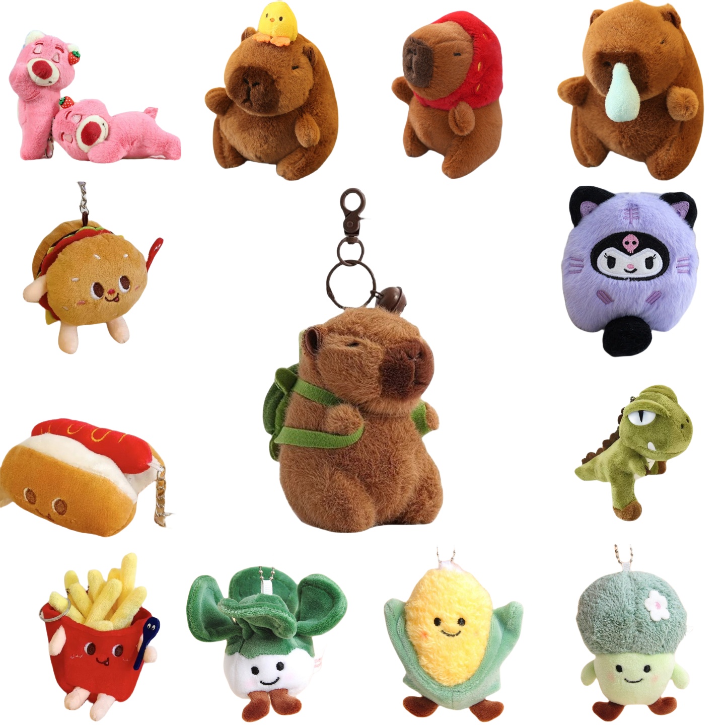 网红精品小公仔书包挂件玩偶批发