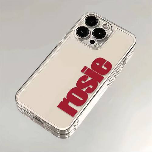 rose朴彩英手机壳适用于苹果15pro个性16/14/13小众7/8PLUS透明iPhone11