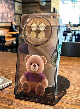 小熊玩偶适用于华为mate70pro手机壳6050全包30/40透明P70/P60/NOVA13软