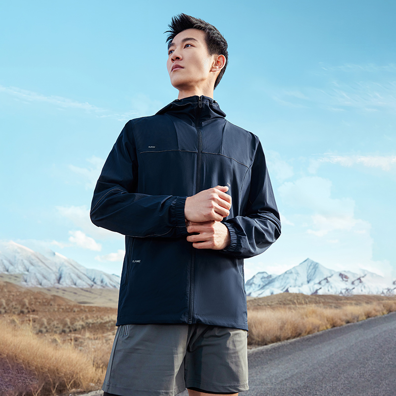 运动外套 361度男女款2025秋季针织梭织上衣户外风衣防风登山服