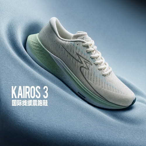361Kairos 3运动鞋新款大体重减震回弹跑步鞋网面透气慢跑鞋男鞋