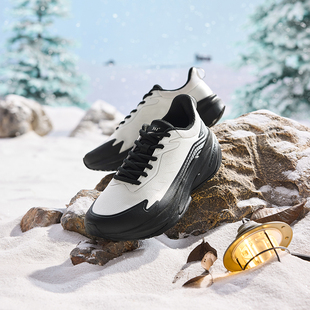 361驭山雨屏运动鞋冬季男鞋防泼水雨天通勤休闲鞋减震耐磨跑步鞋