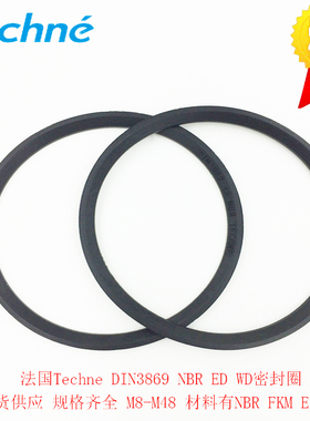 原装正品法国Techne DIN3869 NBR ED WD密封圈垫片M10*1  1/8