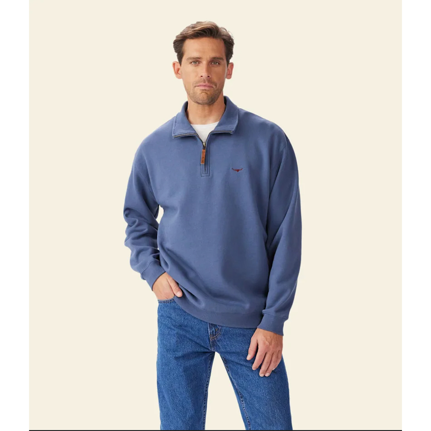 秋冬宽松休闲加绒美式卫衣外套