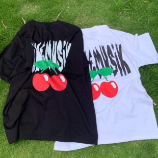 Keinemusik x Pacha联名同款周边电音节小众纯棉短袖T恤宽松黑白