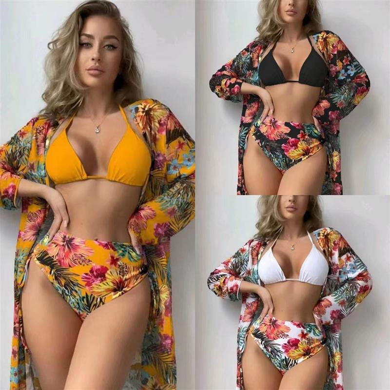 swimsuit women swimming suit for bikini Swimwear three泳衣女