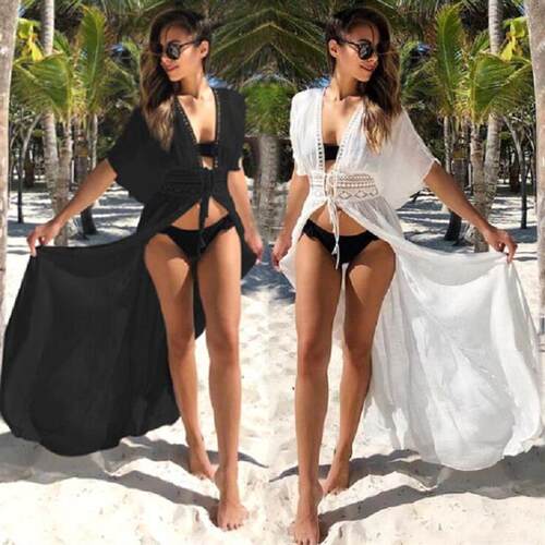 women bikini overall plus size big 比基尼罩衫 cover up dress