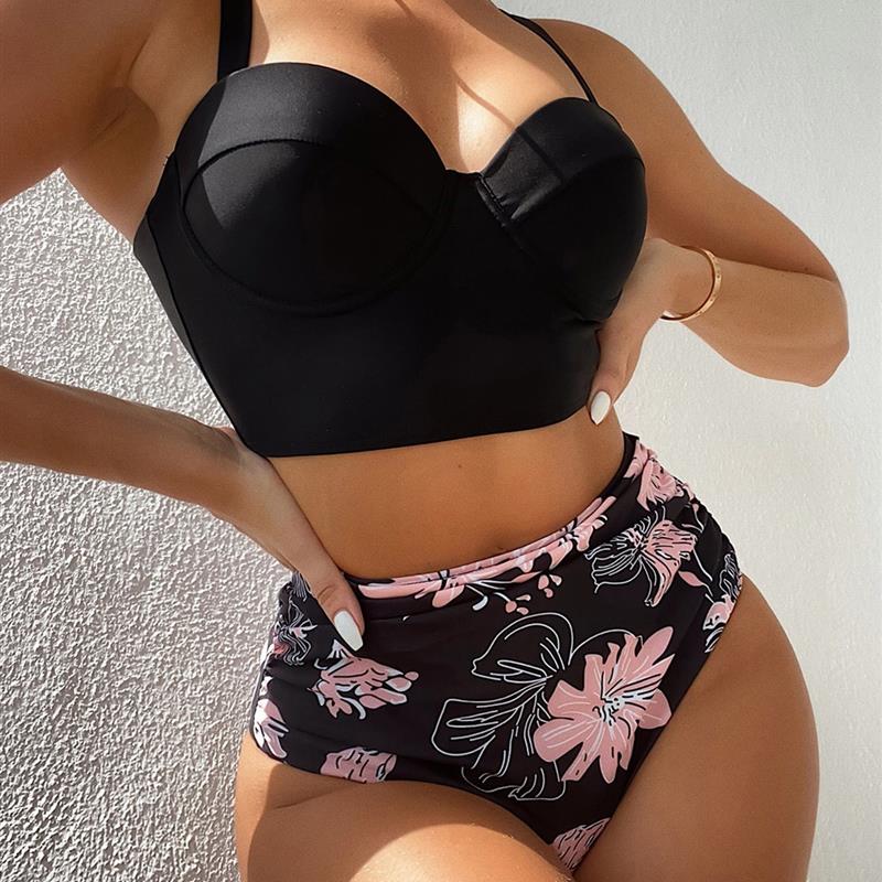 swimsuit women bikini swimming suit 比基尼女温泉游泳衣分体式