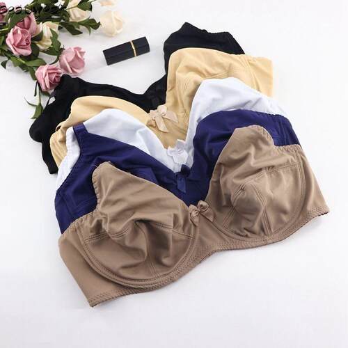 Beauwear Women Underwire Plus Size Bras Full Coverage Non Pa