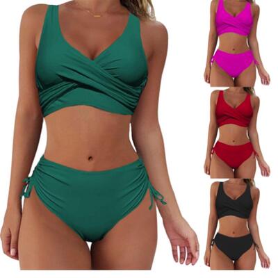 swimsuit women swimming suit bikini 比基尼女温泉游泳衣分体式