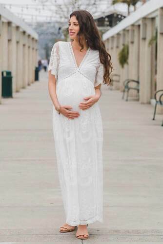 Pregnant  Women Photographyn LaceLtog Dress ETCPregnan Women