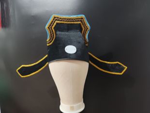 京剧戏剧戏曲用品古装李白帽学士巾小生巾贫生巾穷生巾素书生帽子