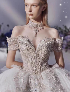 出租婚纱2026新款主婚纱韩版宫廷风高级质感拖尾法式租赁公主夏