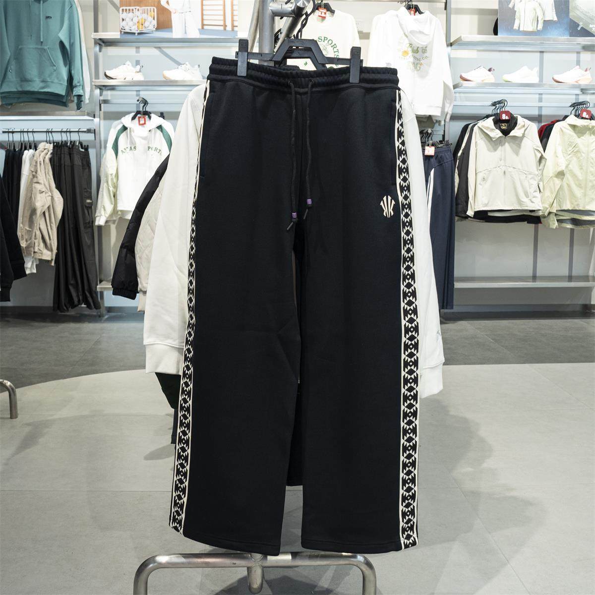 安踏运动长裤男2025冬季新款动型科技针织休闲宽松长裤172541305,运动服/休闲服装,运动长裤,淘宝优惠券,粉丝福利购,淘宝优惠卷