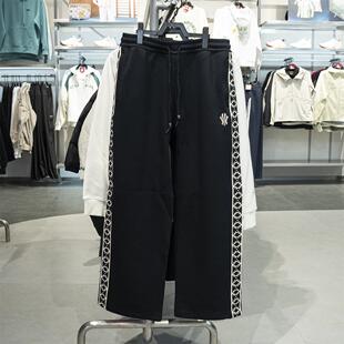 安踏运动长裤男2025冬季新款动型科技针织休闲宽松长裤172541305