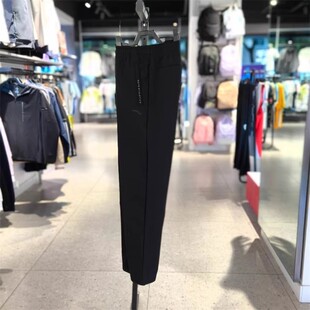 安踏型动裤防泼水运动裤男24冬磨毛保暖直筒裤跑步长裤152447505N