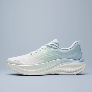 安踏叶子 2025夏季新款厚底增高舒适跑步鞋女运动鞋子122525535