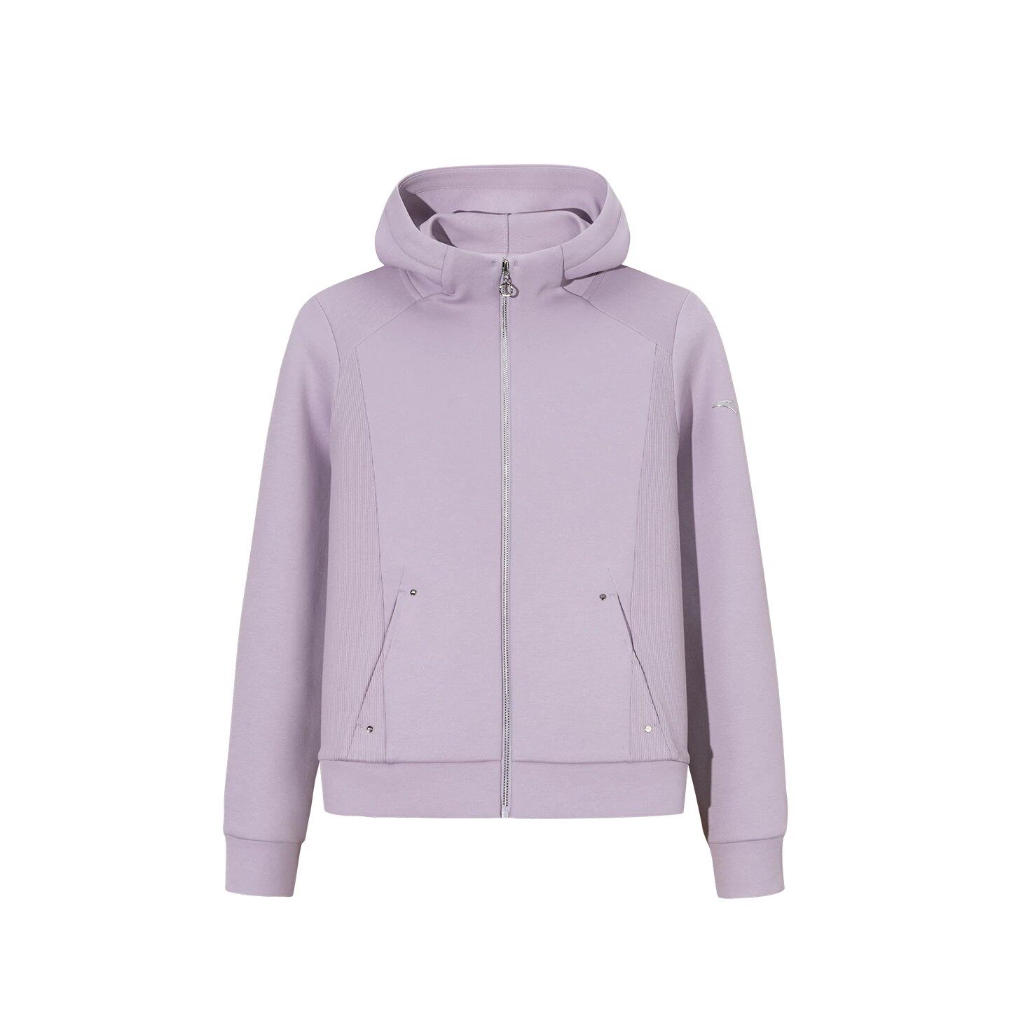 安踏易打理外套丨连帽针织运动上衣女新款训练通勤开衫162617710S