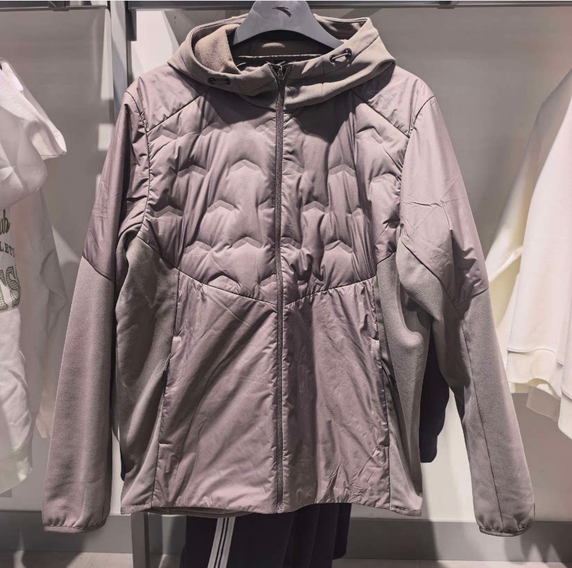 安踏男加厚轻薄羽绒服2026冬新款连帽梭织运动上衣152645607