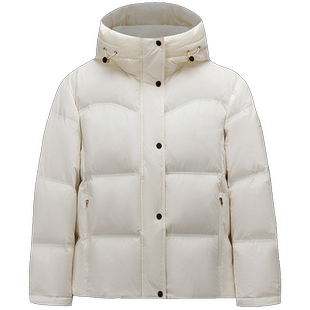 安踏防泼水宽松短款羽绒服女冬季新款鸭绒保暖棉服外套162547935