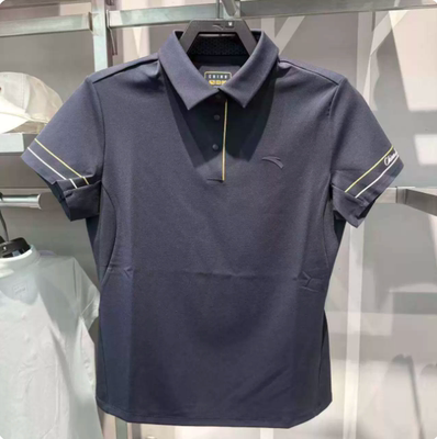 安踏金牌POLO衫丨冰丝翻领短袖t恤女装夏季商务休闲上衣162627103