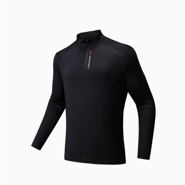 ANTA/安踏综训吸湿速干男子立领长袖运动针织衫T恤152537409,运动服/休闲服装,运动卫衣/套头衫,淘宝优惠券,粉丝福利购,淘宝优惠卷