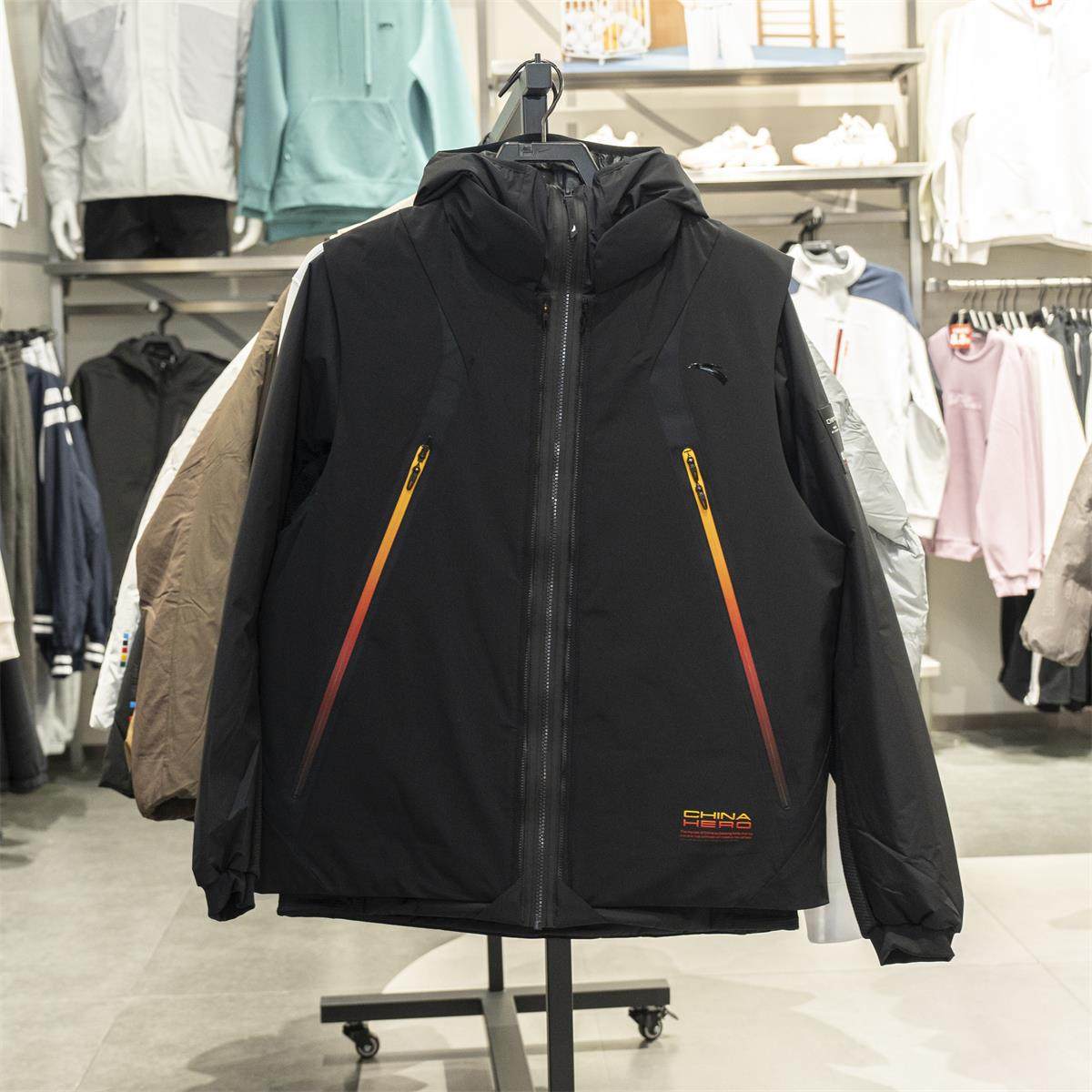 安踏运动风衣男2025冬季新款CHN羽绒内胆外套连帽上衣152547622,运动服/休闲服装,运动风衣,淘宝优惠券,粉丝福利购,淘宝优惠卷