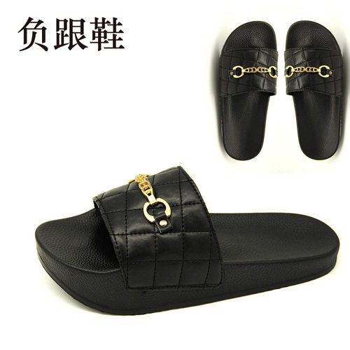 负跟拖鞋骨盆前倾拖鞋前高后低