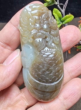 和田玉糖青白玉钟馗醉酒扇子小手把件苏工精雕男女国风钟馗纳福