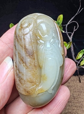 关公把件和田玉苏工且末糖