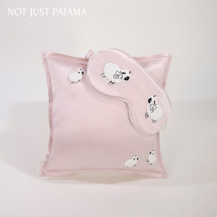 Not Just Pajama bubu小羊系列22姆米真丝趣味抱枕眼罩礼盒