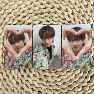 EXO 边伯贤bolo5幸运小卡 线下专辑卡片 周边比心伯贤