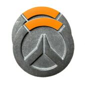 游戏周边纪念币守望先锋合金Overwatch跨境外贸LOGO标志合金吧唧