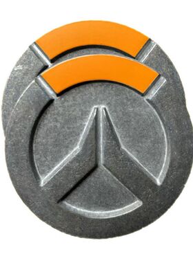 游戏周边纪念币守望先锋合金Overwatch跨境外贸LOGO标志合金吧唧