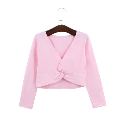 舞美人春秋季女童舞蹈披肩外套