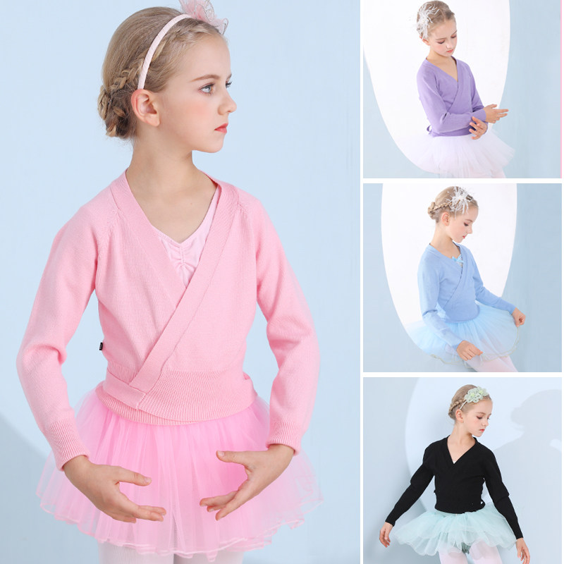 舞蹈服儿童毛衣秋冬季长袖跳舞练功服女童芭蕾舞披肩针织开衫外套,童装/婴儿装/亲子装,儿童演出服,淘宝优惠券,粉丝福利购,淘宝优惠卷