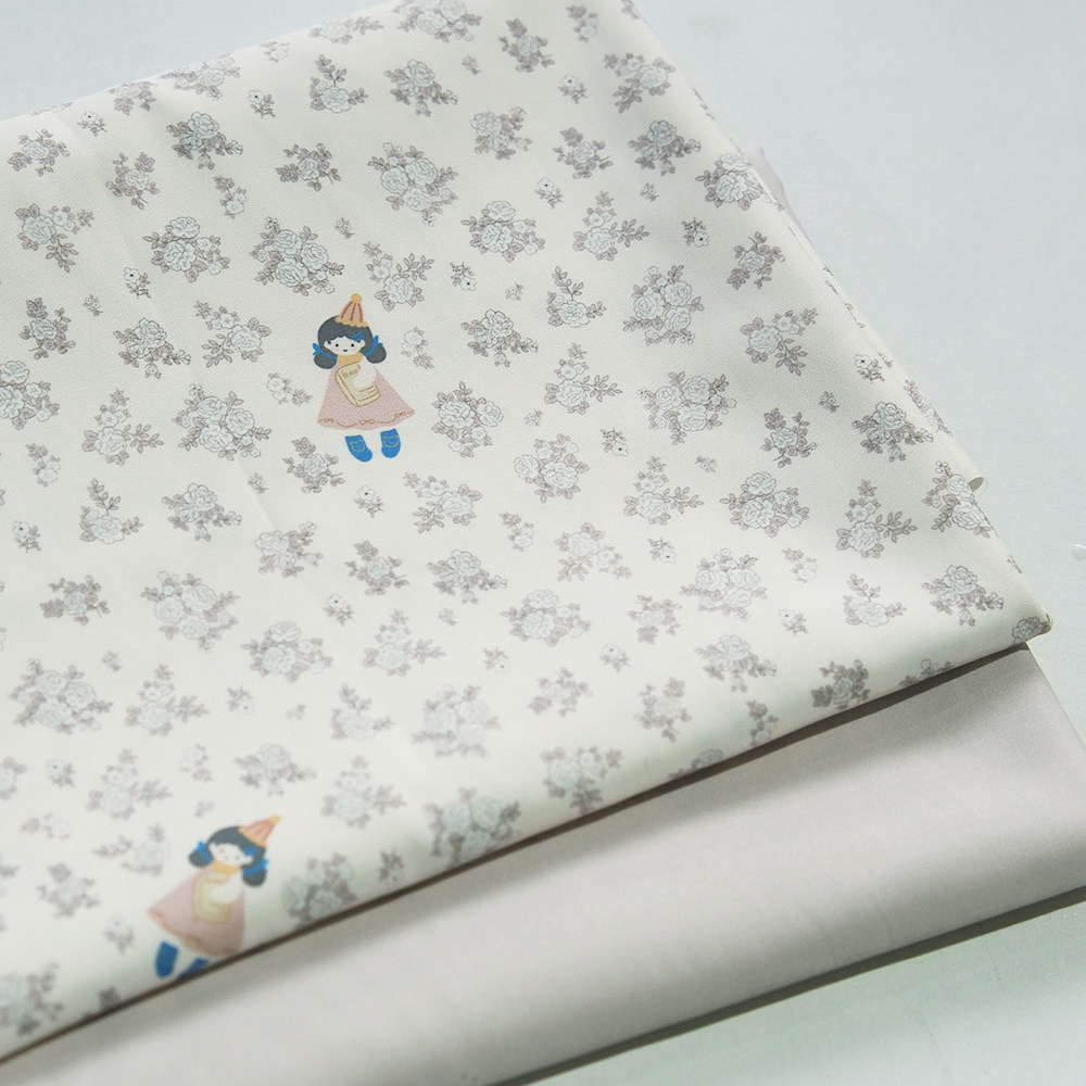 菜家布铺 复古碎花印花破卡布料防泼水外套羽绒服马甲防风服面料