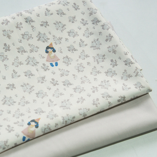 菜家布铺 复古碎花印花破卡布料防泼水外套羽绒服马甲防风服面料